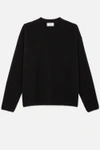 AMI ALEXANDRE MATTIUSSI CREWNECK OVERSIZE FIT DOUBLE FACE RIB SWEATER,H18K02200912813470