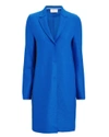 HARRIS WHARF Electric Blue Cocoon Coat,A1301MLK-BLUE