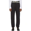 GUCCI GUCCI BLACK MEDLEY LOGO LOUNGE trousers