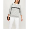 CLAUDIE PIERLOT POSHKIDS-EMBROIDERED COTTON-BLEND SWEATSHIRT