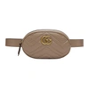 GUCCI GUCCI TAUPE GG MARMONT 2.0 BELT POUCH