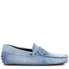 TOD'S GOMMINO DRIVING SHOES IN DENIM