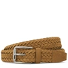 TOD'S BELT IN SUEDE,XCMCPR23100HMK9999