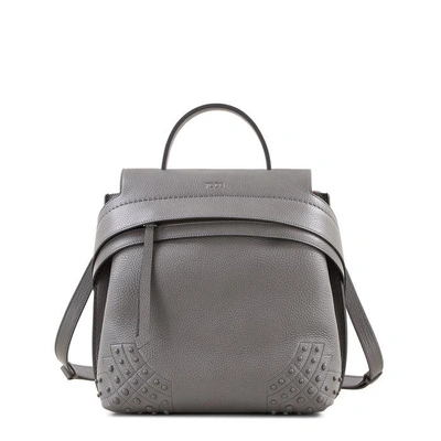 Tod's Backpack & Fanny Pack In Grey