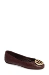 TORY BURCH QUILTED MINNIE FLAT,50736