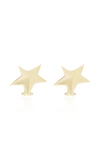 MAHNAZ COLLECTION LIMITED EDITION 18K GOLD STAR EARRINGS BY ANGELA CUMMINGS FOR TIFFANY & CO. C.1980,MC5347