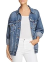 LEVI'S BAGGY TRUCKER DENIM JACKET IN BUST A MOVE,523040003