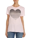 CHASER HEART GRAPHIC TEE,CW7279-CHA3311-PEARL