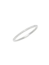 SAKS FIFTH AVENUE WOMEN'S DIAMOND AND 14K WHITE GOLD BAND RING/SIZE 7,0400098257567