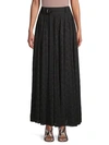 dressing gownRT RODRIGUEZ Belted Eyelet Maxi Skirt,0400099090864