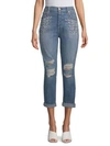 7 FOR ALL MANKIND Josefina Distressed Jeans,0400099177717