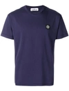 STONE ISLAND STONE ISLAND LOGO PATCH T-SHIRT - BLUE