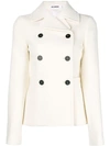 JIL SANDER DOUBLE BREASTED FITTED JACKET