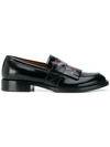 GIVENCHY GIVENCHY PRINTED LOAFERS - BLACK
