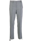 OFF-WHITE STRIPE DETAIL TAILORED TROUSERS