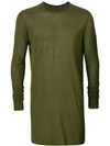 Rick Owens Mid-length Sweater - Green In Green