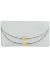 CHLOÉ CHLOÉ GEORGIA LONG WALLET - GREY