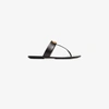 GUCCI GG MARMONT LEATHER SLIDES - WOMEN'S - CALF LEATHER/RUBBER,497444A3N0012937638