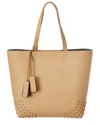 TOD'S WAVE MEDIUM LEATHER TOTE