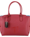 TRUSSARDI FAUX LEATHER MELISSA TOTE TOP HANDLE,10659009