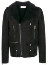 SAINT LAURENT shearling biker jacket