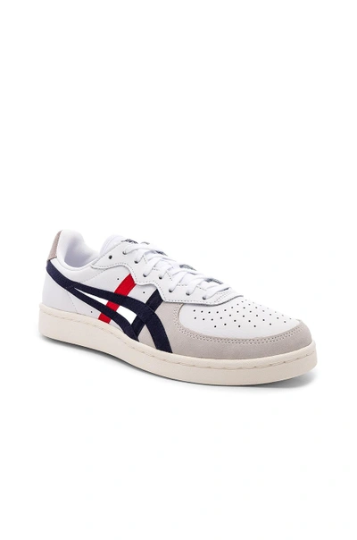 Onitsuka Tiger Gsm Sneakers In White & Peacoat