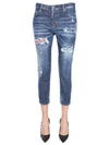 DSQUARED2 COOL GIRL CROPPED FIT JEANS,139878