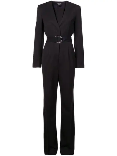 Calvin Klein 205w39nyc Belted Jumpsuit In Black
