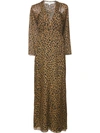 MICHELLE MASON leopard print dress