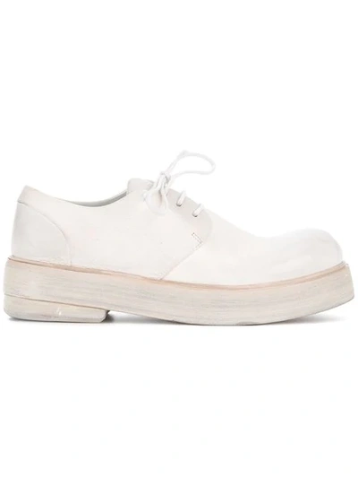Marsèll Platform Lace-up Shoes In White