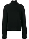 MONCLER HIGH NECK ZIP JUMPER