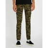 PROFOUND AESTHETIC CAMOUFLAGE-PRINT SLIM-FIT COTTON-BLEND JEANS