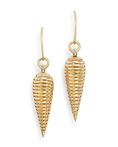 Olivia B 14k Yellow Gold Diamond Conical Drop Earrings - 100% Exclusive In White/gold