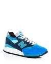 NEW BALANCE MEN'S 998 SUEDE LACE UP SNEAKERS,M998NE