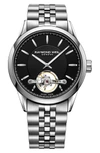 Raymond Weil Men's Freelancer Calibre Black & Stainless Steel Automatic Bracelet Watch In Silver/ Black/ Silver