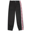 GIVENCHY BLACK LOGO-INTARSIA JOGGING TROUSERS