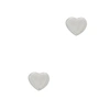 MUSE STUDIO STERLING SILVER HEART EARRINGS