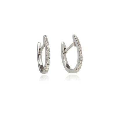 Annoushka Eclipse Fine Hoop Earrings In Silver