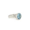 MUSE STUDIO BLUE TOPAZ STERLING SILVER RING
