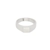 SUSAN CAPLAN CONTEMPORARY STERLING SILVER SMALL SQUARE SIGNET RING