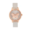 OLIVIA BURTON 3D BUTTERFLY ROSE GOLD-PLATED WATCH