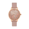 OLIVIA BURTON FLORAL ROSE GOLD-PLATED WATCH