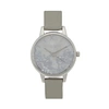 OLIVIA BURTON SILVER-PLATED FLORAL WATCH