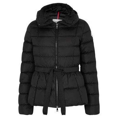 Moncler Avocette Quilted Shell Coat In Black