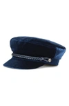 BRIXTON ASHLAND FISHERMAN CAP - BLUE,00712 MINBL