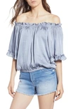 MISA ABBY OFF THE SHOULDER TOP,THTP6440