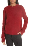 HELMUT LANG BRUSHED WOOL & ALPACA BLEND SWEATER,I06HW705