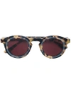 THIERRY LASRY THIERRY LASRY ROUND FRAME SUNGLASSES - BROWN
