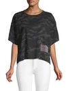 MARC JACOBS Camouflage Cropped Tee,0400099211881