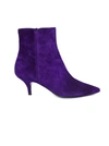 ROBERTO FESTA PURPLE SUEDE LEATHER OXFORD ANKLE BOOTS.,10661709